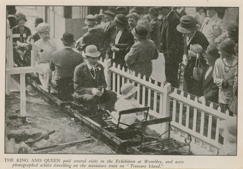 De Koning en Koningin bezoeken de British Empire Exhibition door English Photographer