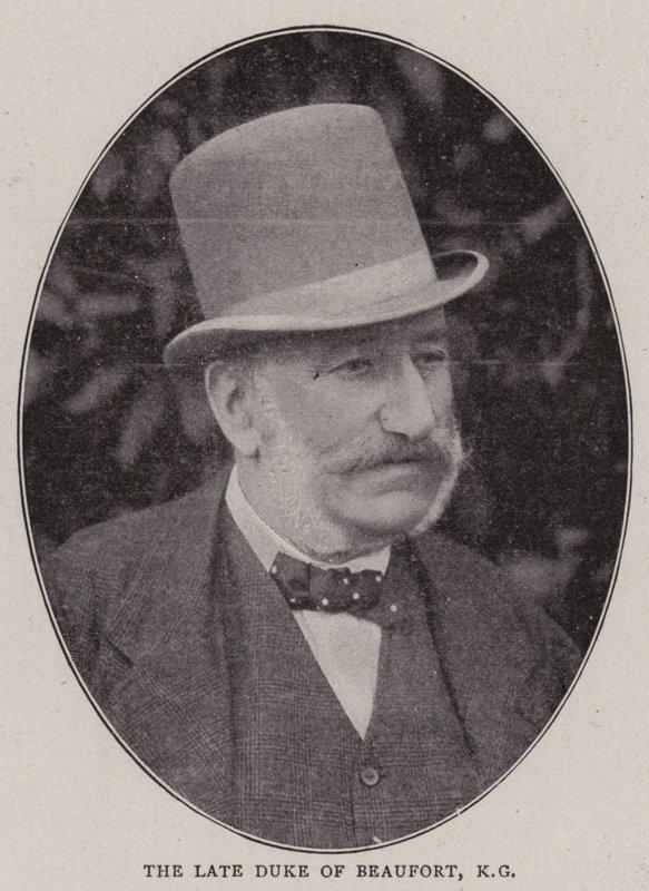De overleden hertog van Beaufort, KG door English Photographer