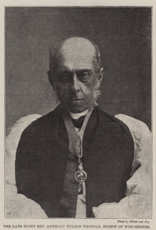 De overleden rechter eerwaarde Anthony Wilson Thorold, bisschop van Winchester door English Photographer