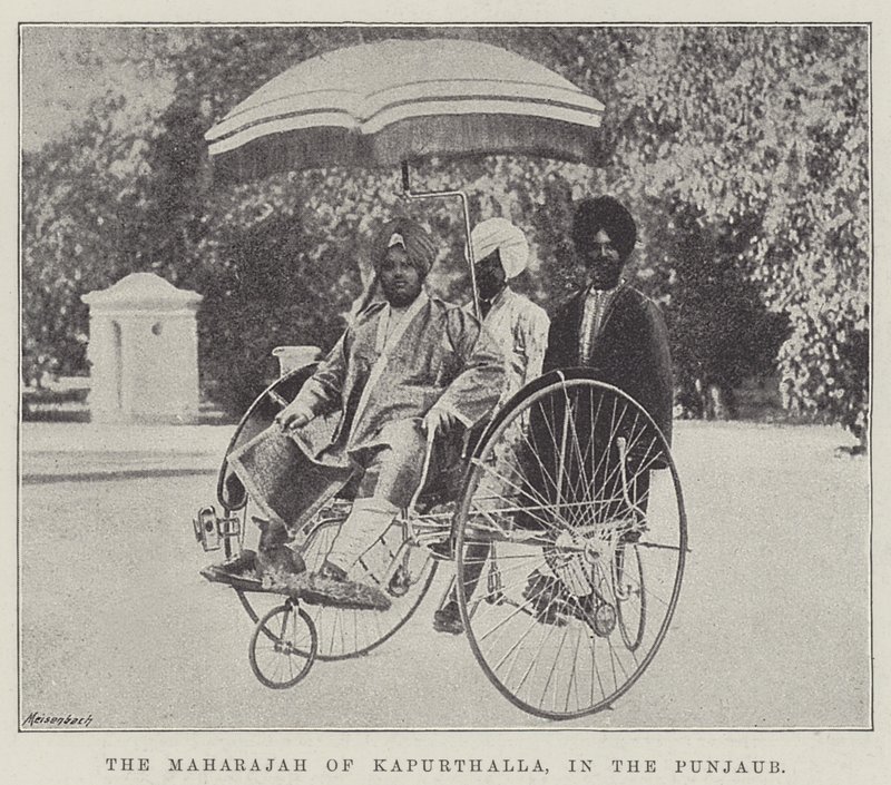 De Maharadja van Kapurthalla, in de Punjab door English Photographer