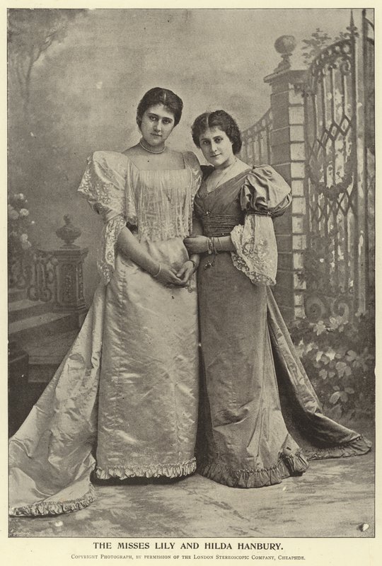 De Dames Lily en Hilda Hanbury door English Photographer