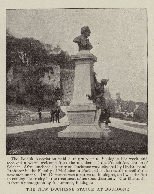 Het nieuwe Duchesne-standbeeld in Boulogne door English Photographer
