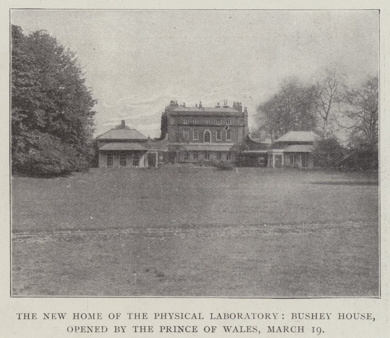 Het Nieuwe Huis van het Fysisch Laboratorium, Bushey House, geopend door de Prins van Wales, 19 maart door English Photographer