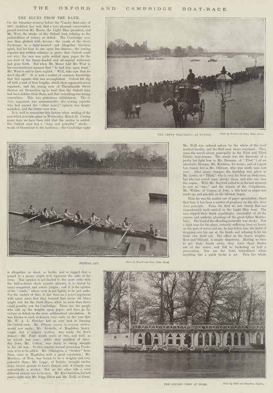 De Oxford en Cambridge bootrace door English Photographer