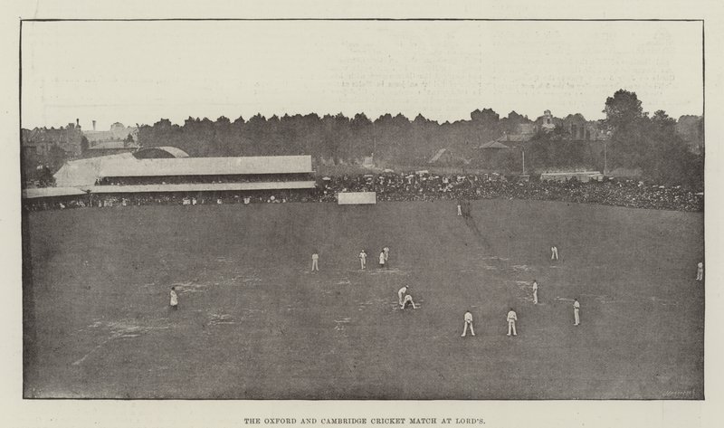 De Oxford en Cambridge Cricketwedstrijd op Lords door English Photographer