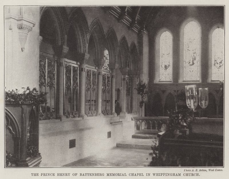 De Prince Henry of Battenberg Memorial Chapel in Whippingham Church door English Photographer