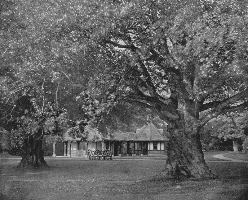 De Theekamer van de Koningin in Frogmore door English Photographer