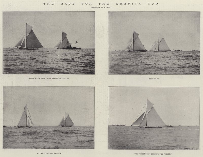 De race om de America Cup door English Photographer
