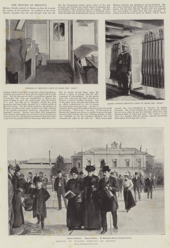 De terugkeer van Dreyfus door English Photographer