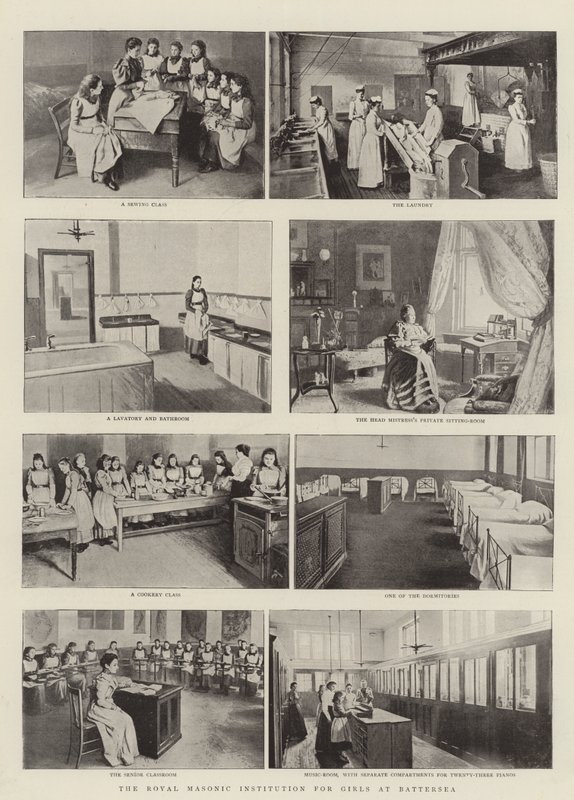 De Royal Masonic Institution for Girls in Battersea door English Photographer
