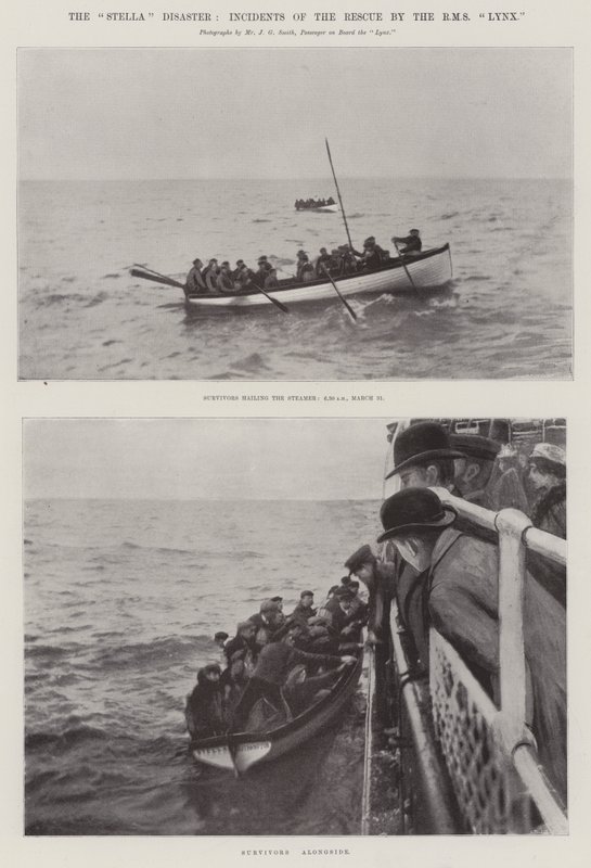 De Stella Ramp, Incidenten van de Redding door de RMS Lynx door English Photographer