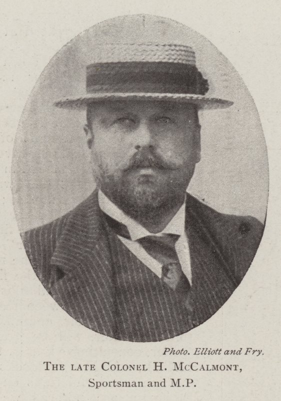 De overleden kolonel H McCalmont, sportman en parlementslid door English Photographer