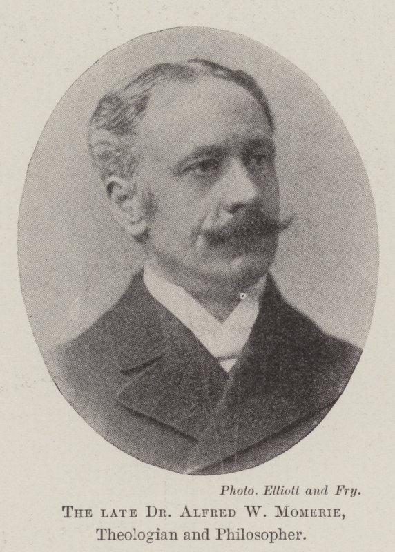 De overleden Dr. Alfred W. Momerie, theoloog en filosoof door English Photographer