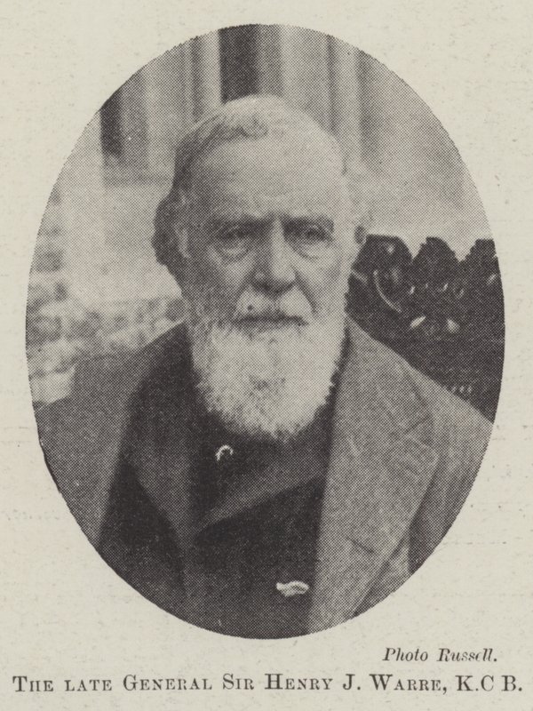 Wijlen Generaal Sir Henry J Warre, KCB door English Photographer