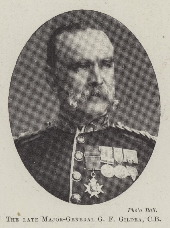 De overleden generaal-majoor G F Gildea, CB door English Photographer