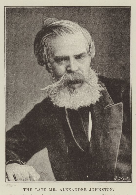 De overleden heer Alexander Johnston door English Photographer