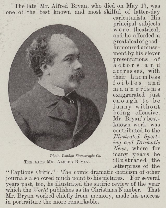 De wijlen Mr Alfred Bryan door English Photographer