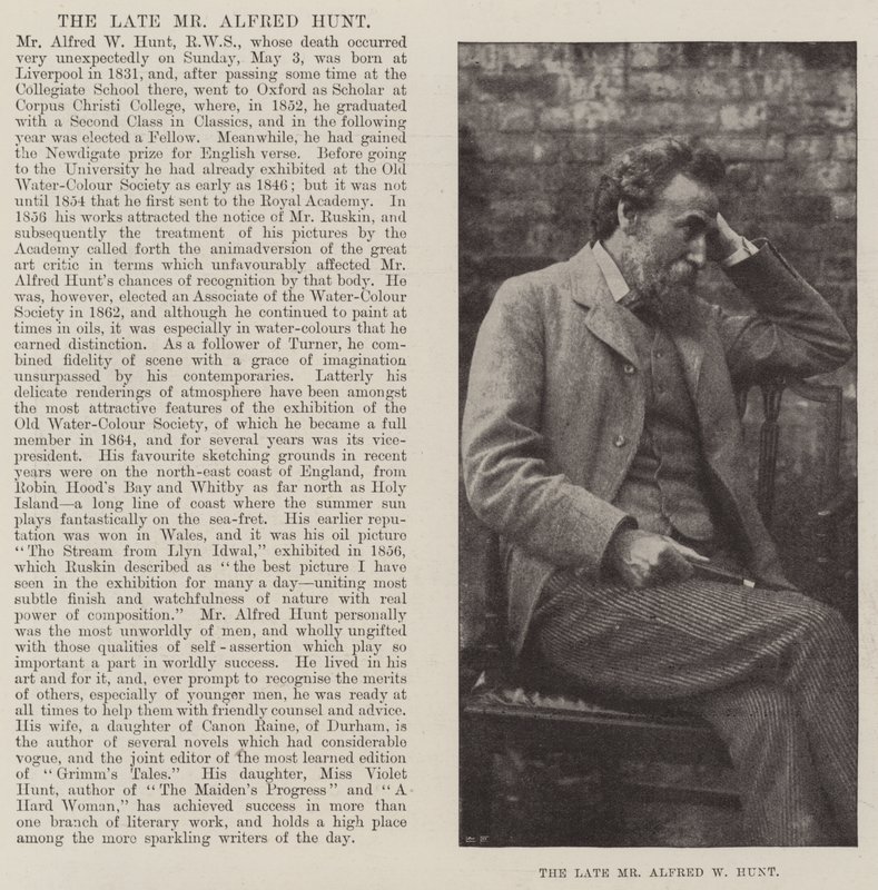 De wijlen Mr Alfred W Hunt door English Photographer