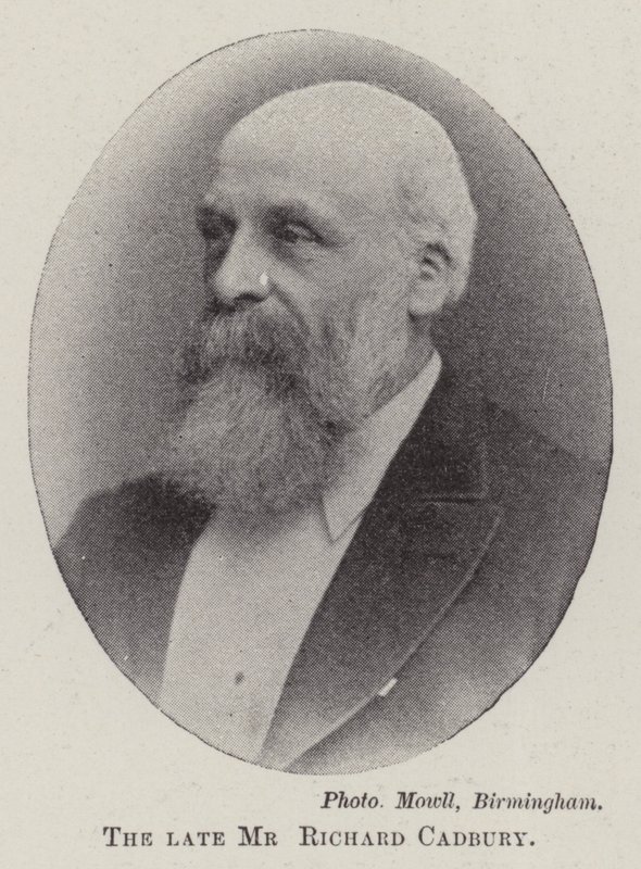 De overleden Mr Richard Cadbury door English Photographer