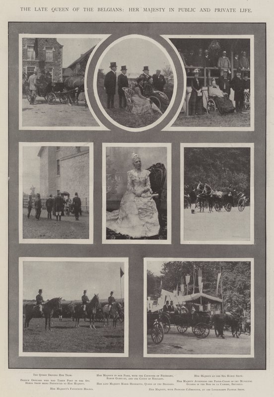 De overleden koningin van België, Hare Majesteit in het openbaar en privéleven door English Photographer