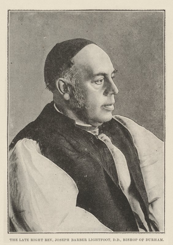 De wijlen rechter eerwaarde Joseph Barber Lightfoot, DD, bisschop van Durham door English Photographer