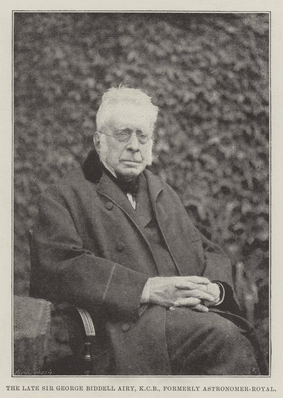 De overleden Sir George Biddell Airy, KCB, voormalig Astronoom-Royaal door English Photographer