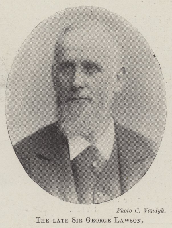 Wijlen Sir George Lawson door English Photographer
