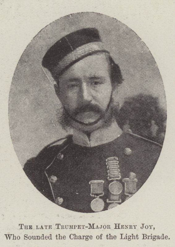 Wijlen Trompet-Majoor Henry Joy, die het Aanvalssignaal van de Lichte Brigade Blies door English Photographer