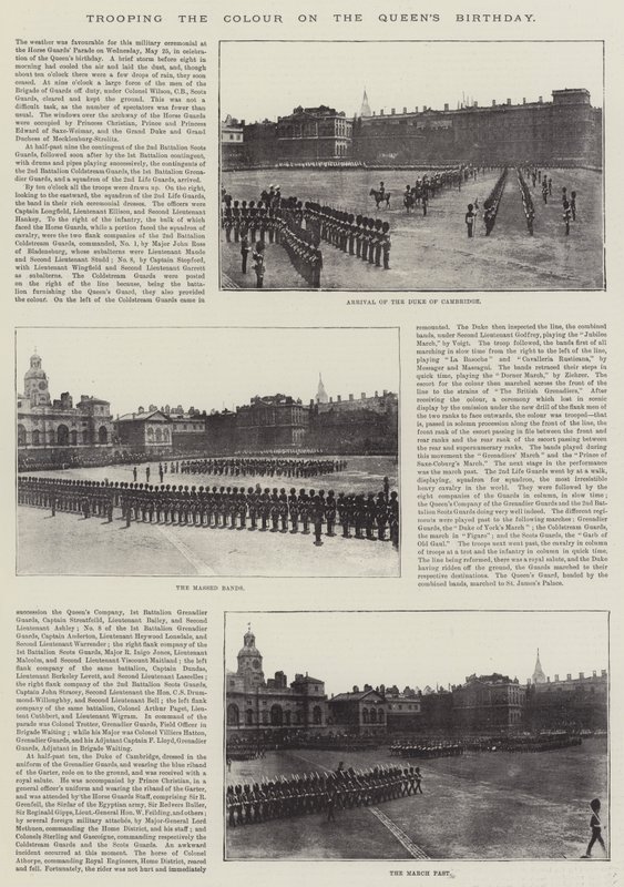 Trooping the Colour op de verjaardag van de koningin door English Photographer