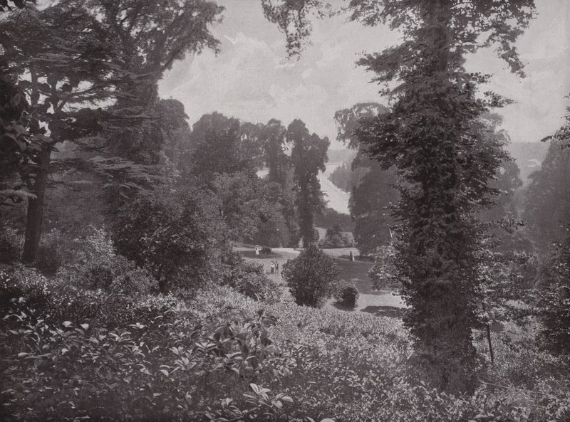 Uitzicht vanaf de Terrastuinen, Richmond, stroomopwaarts door English Photographer