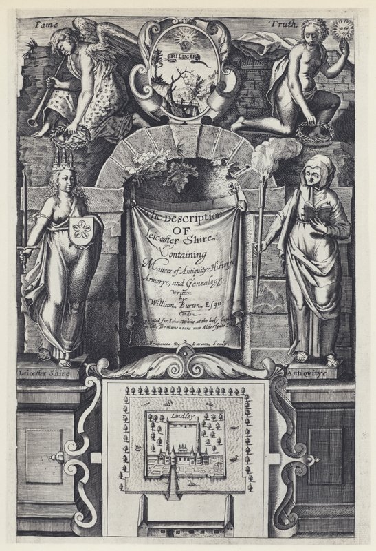 W Burton, De Beschrijving van Leicester Shire, I White 1622 door English Photographer