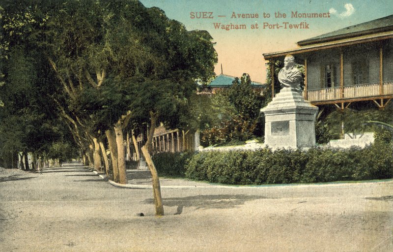 Wagham Monument, Port Taufiq, Suez door English Photographer