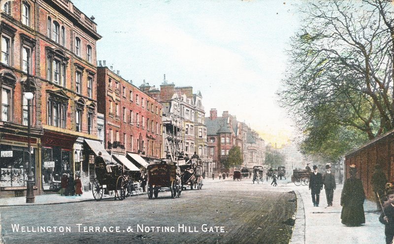 Wellington Terrace en Notting Hill Gate door English Photographer