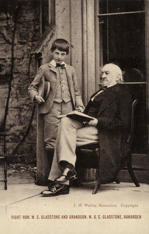 William Ewart Gladstone door English Photographer