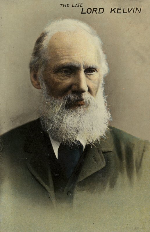 William Thomson, 1e Baron Kelvin (1824-1907), Britse natuurkundige en ingenieur (gekleurd foto) door English Photographer