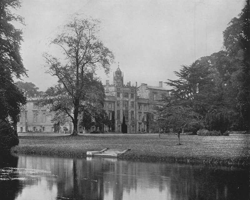 Wilton House (zw/w foto) door English Photographer