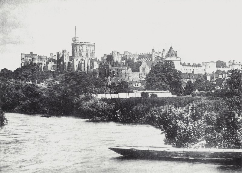 Windsor Castle vanaf de Theems door English Photographer