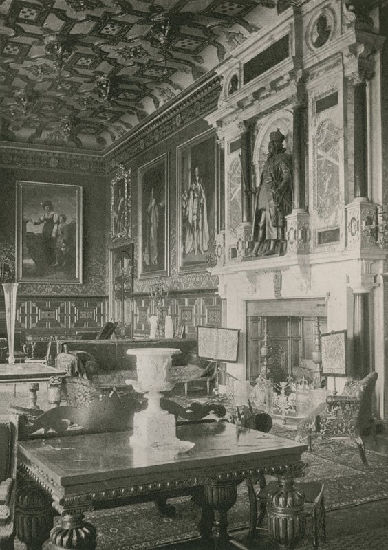 Wintertekenkamer, Hatfield House door English Photographer