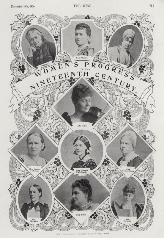 Vooruitgang van vrouwen in de 19e eeuw door English Photographer