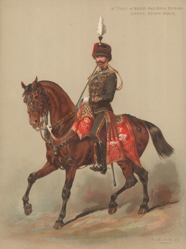 10e Prince of Waless Own Royal Hussars, Officier, Review Order door English School