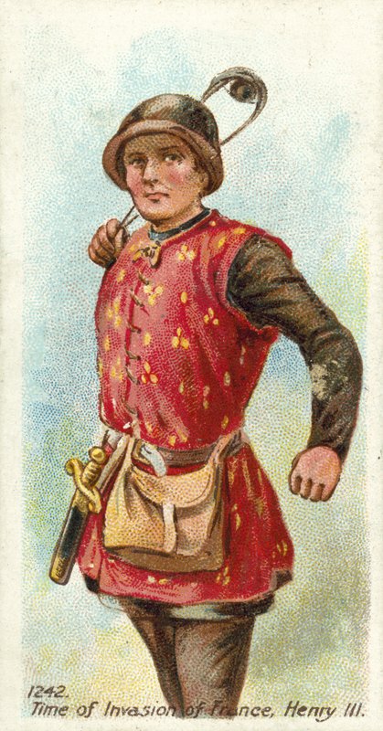 1242, Tijd van de invasie van Frankrijk, Hendrik III door English School
