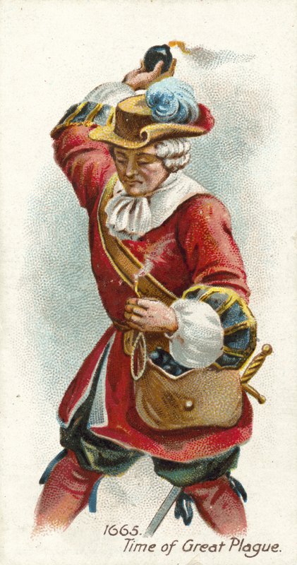 1665, Tijd van de Grote Pest door English School