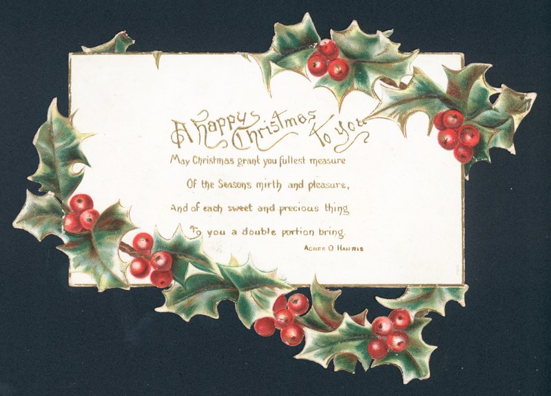 Een Vrolijk Kerstfeest voor U - kerstkaart door English School