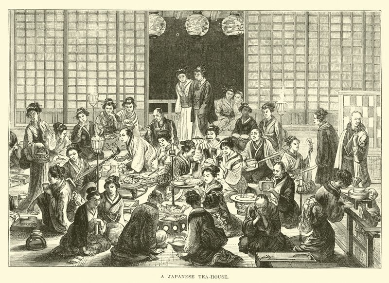 Een Japanse Theehuis door English School