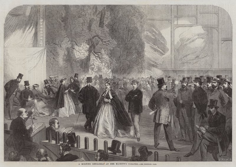 Een Ochtendrepetitie in Her Majesty