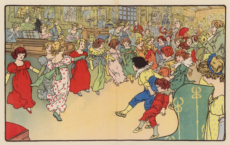Een kinderfeestje in vroeger tijden door English School