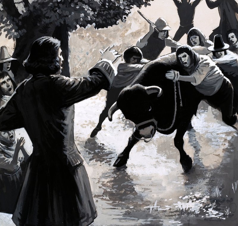 Een groep verstorers probeerde John Wesley