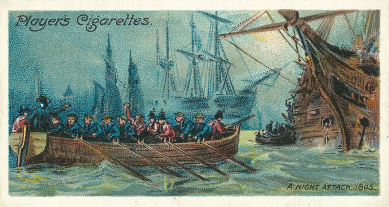 Een nachtelijke aanval door English School