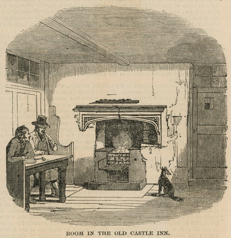 Een kamer in The Old Castle Inn, Kentish Town, Londen door English School