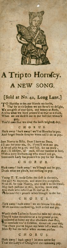 Een reis naar Hornsey, Londen; lied door English School